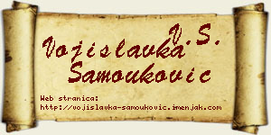 Vojislavka Samouković vizit kartica